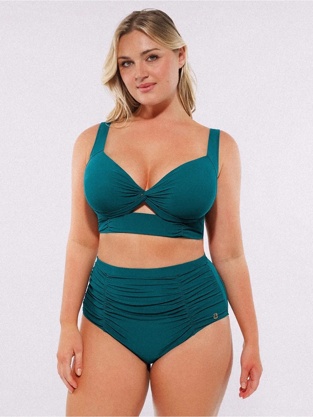 Smart Sculpt™
Twist-Front Bikini Top & High-Waisted Bottom Set